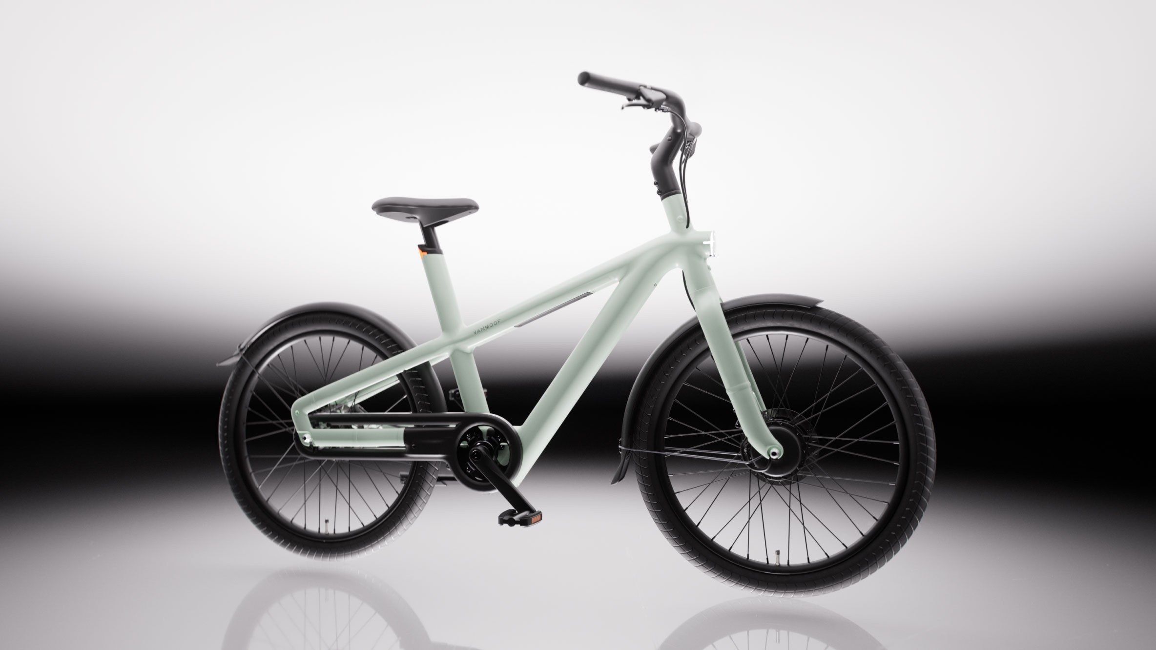VanMoof S6 Open in Pearl Mint, te koop bij WeMoof in Arnhem